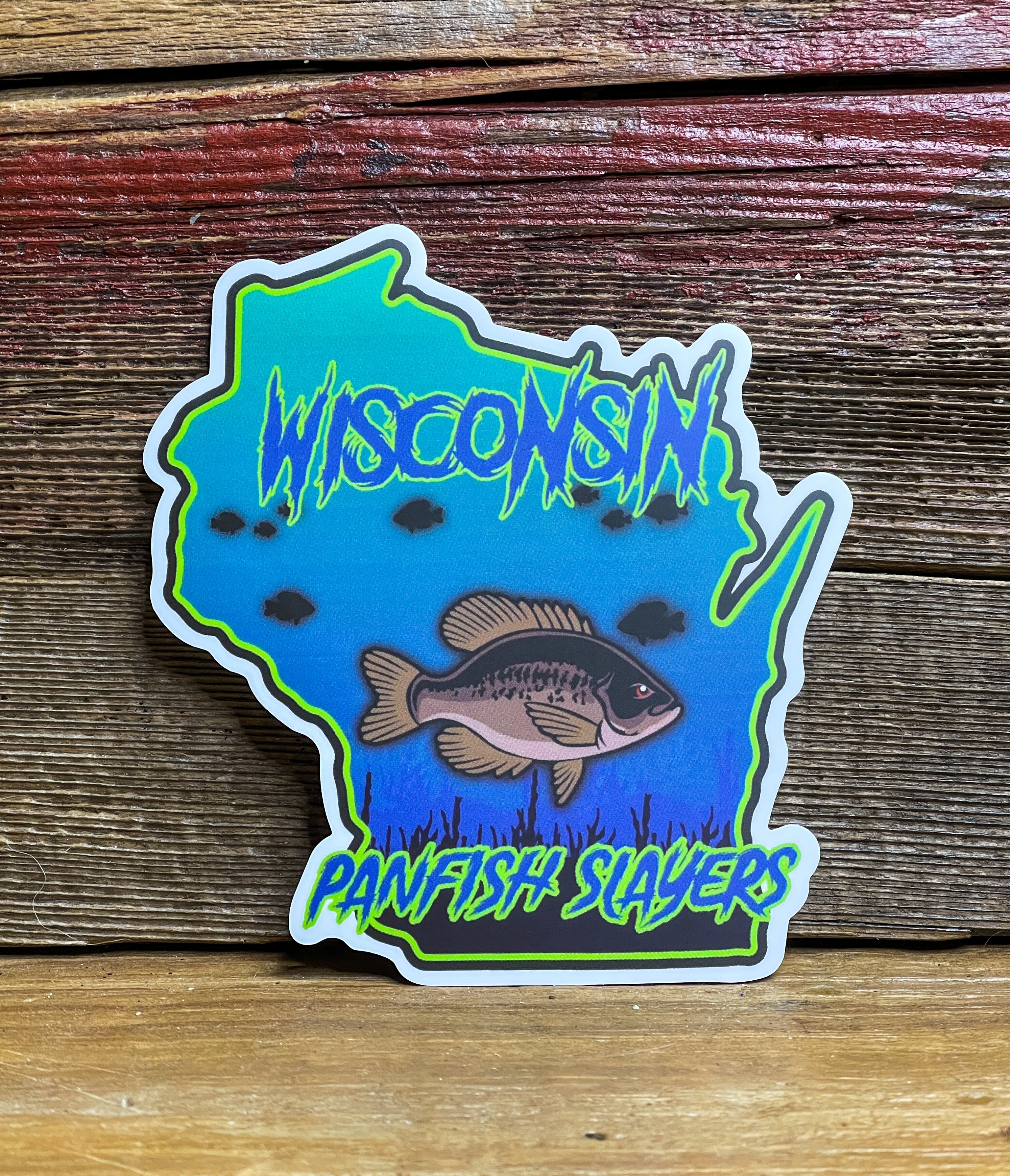 Panfish Sticker Wisconsin Panfish Slayers Sticker