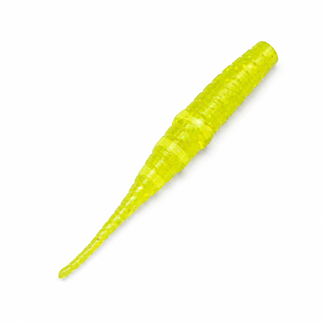 Bloodworm EFP Panfish Soft Plastic in Highlighter by Panfish Slayers