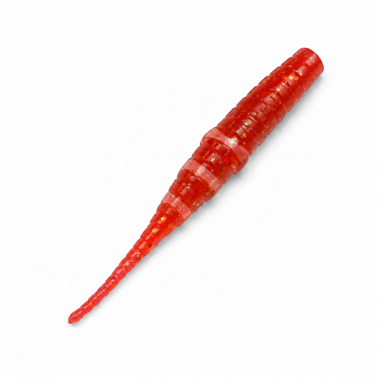 Bloodworm EFP Panfish Soft Plastic in Lava Rock by Panfish Slayers