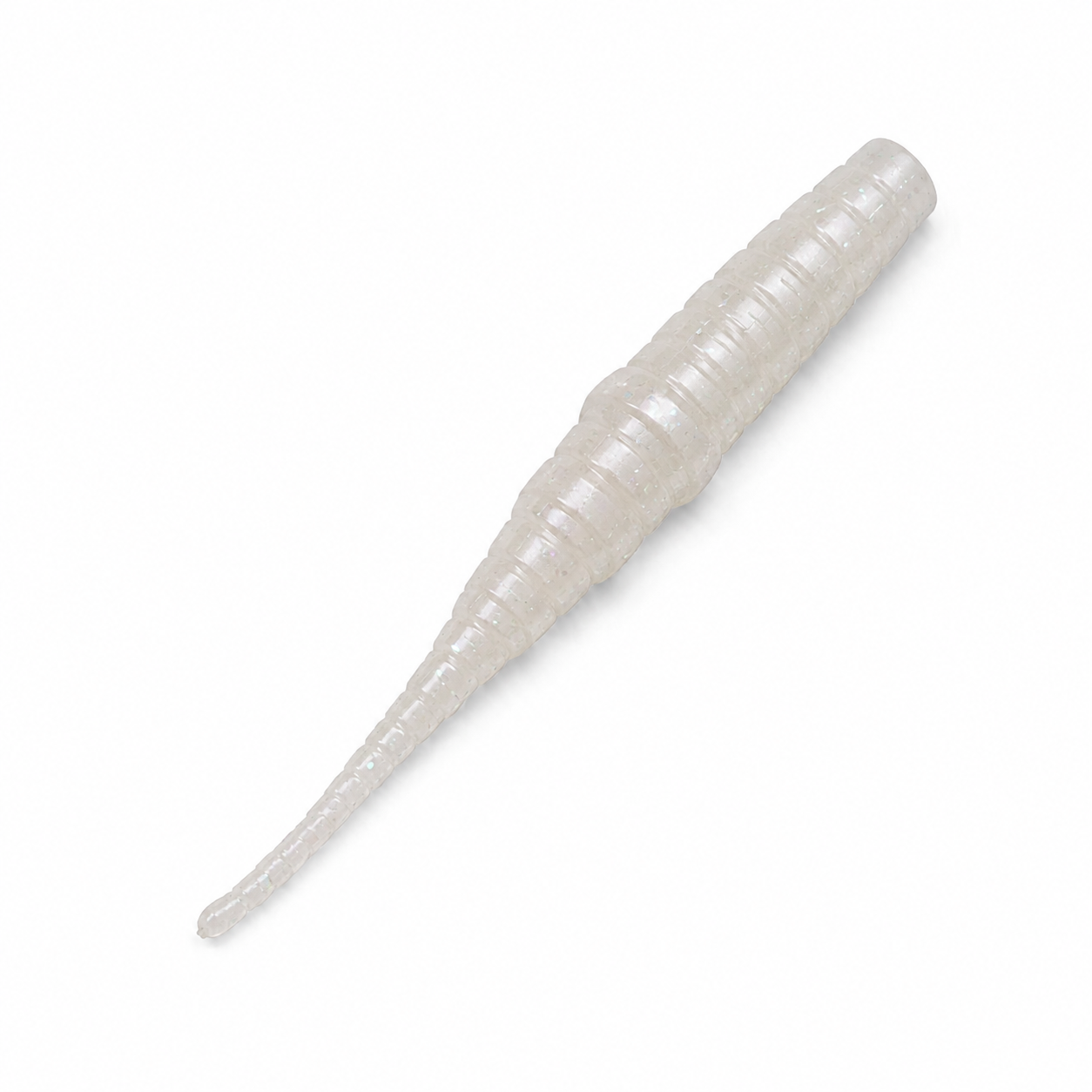 Bloodworm EFP Panfish Soft Plastic in Pearl by Panfish Slayers