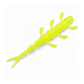 2-Inch Minnopede Panfish Soft Plastic in Highlighter by Panfish Slayers