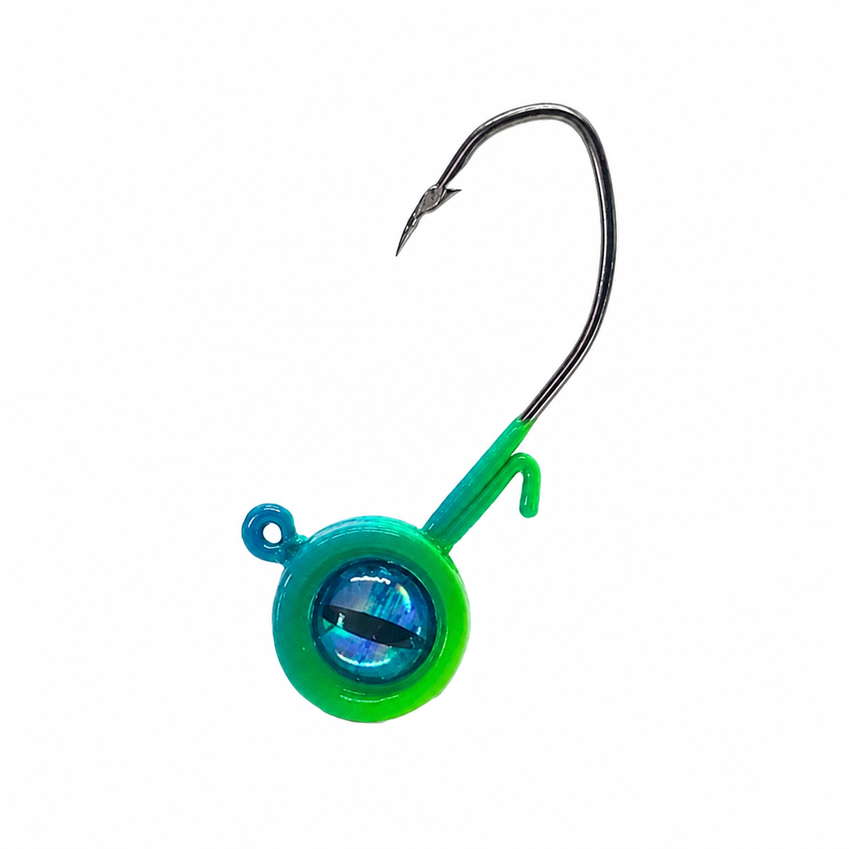 Pill Jig for crappie and panfish in Blue Lime by Panfish Slayers