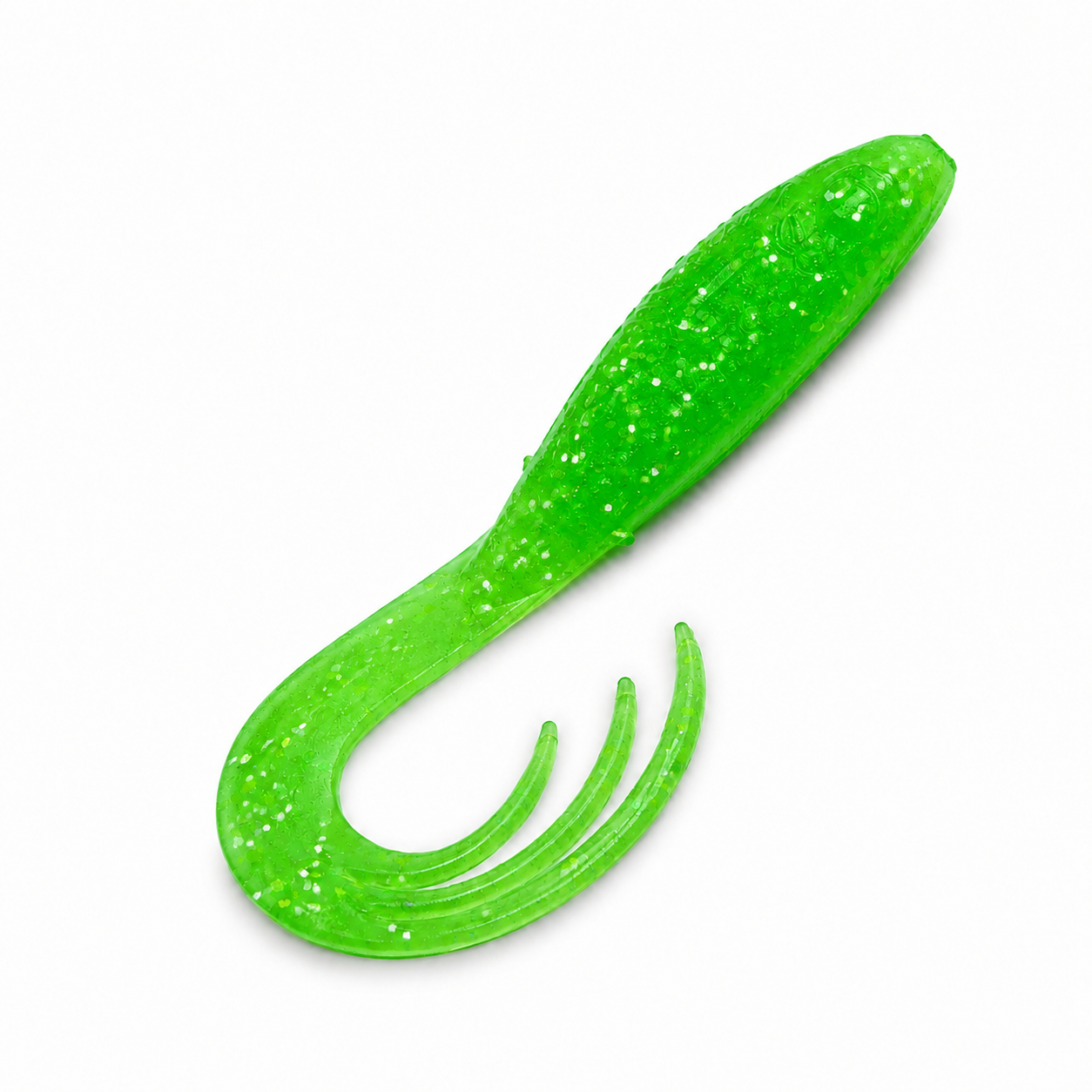 Wizard Sleeve EFP Panfish Soft Plastic in Portal Gun Green by Panfish Slayers