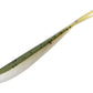 4-Inch Split Tail Shad Walleye Baits in Emerald Shiner by Panfish Slayers
